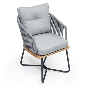 Modern Aluminum Frame <b>Dining</b> <b>Chair</b> Lightweight Stackable Restaurant Hotel Banquet Furniture Indoor Outdoor Use - Product Image 4