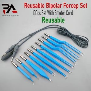 Juego de Pinzas Bipolares Reutilizables Pacho Industries con Cable de Alambre de Tungsteno de Alta Calidad, Pinzas de Coagulación Electroquirúrgica para Cirugía Dental - Product Image 1