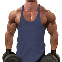 Camiseta Deportiva Personalizada para Hombre, Estilo Stringer, para Gimnasio, Fitness, Musculación, Entrenamiento, Sin Mangas