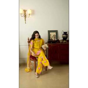 Women's Beautiful Top-Bottom and Fancy Dupatta Set for Parties - Product Image 1