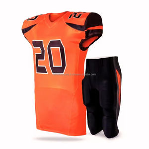 ชุดเล่นฟุตบอลอเมริกันเสื้อผ้าทอลายทแยงชุดทอลายทแยงโพลีเอสเตอร์100% ตามสั่ง - Product Image 3