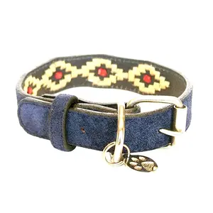 Dog puppy collar genuine leather pet collars for small medium large dogs german shepherd big pets manufacture