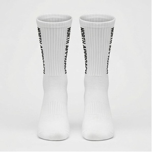 Chaussettes North Approach pour homme, motif lettres blanches, coton respirant, pour adulte, printemps, usage décontracté - Product Image 1