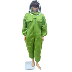 Combinaison d'apiculteur en maille ultra-ventilée, à trois couches, résistante aux piqûres ; combinaison d'apiculture, costume d'apiculteur complet avec voile de protection. - Product Image 2