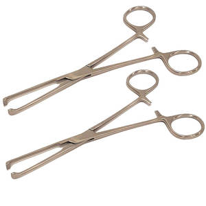 Pinzas de agarre de tejido Allis de alta calidad, pinzas quirúrgicas de acero inoxidable con mandíbulas estrechas atraumáticas disponibles en pulgadas Dentavex - Product Image 1
