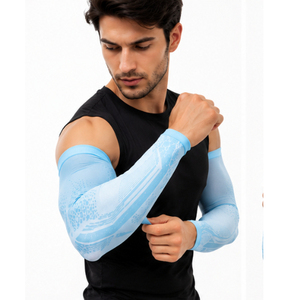 Nouvelles manches de bras de sport d'extérieur unisexes, design personnalisé, impression par sublimation, anti-UV, respirantes, écologiques, séchage rapide - Product Image 6
