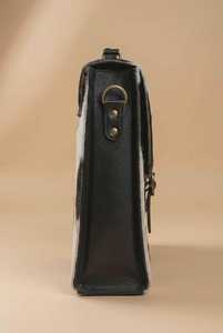 Sac à bandoulière en cuir pleine fleur pour ordinateur portable, sacoche de messagerie en cuir de vachette, sac de bureau professionnel, sac de voyage LHLB-0003 - Product Image 6