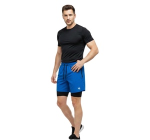Shorts de sport pour hommes à séchage rapide, en polyester, pour la course et la plage, avec poches – Nouveauté été, vente chaude - Product Image 1