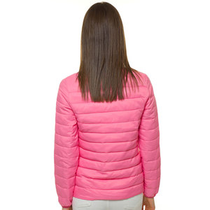 Veste matelassée à capuche pour femme, design personnalisé, décontractée, pour l'extérieur, manches longues, fermeture éclair, légère, en polyester, veste d'hiver pour femme - Product Image 6