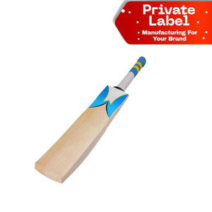 Bate de críquet de sauce del Cachemira sin pegatinas al por mayor, bate de práctica liso, bate de críquet de álamo en blanco personalizado OEM, bate de tenis liso. - Product Image 1