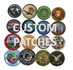 Écusson tissé sportif léger haute densité, logo d'équipe multicolore personnalisé, étiquette en tissu brodée à coudre, vêtement professionnel - Product Image 2