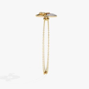 Moissanite Diamond <b>Bracelet</b> for Women and Men, Mix Cut Diamond <b>Bracelet</b> For Wedding, Yellow Gold moissanite <b>Bracelet</b> - Product Image 3