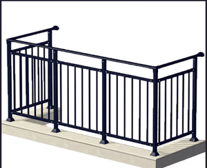 Balustrade de balcon extérieur moderne en fer, aluminium, acier inoxydable, métal résistant à l'eau, qualité hospitalière, plus de 5 ans - Product Image 5