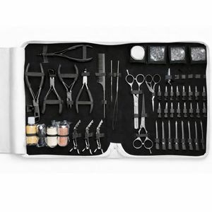 Herramientas para extensiones de cabello, kit profesional de raspador de cinta, kit completo de herramientas para extensiones de cabello, estuche de alta calidad - Product Image 3