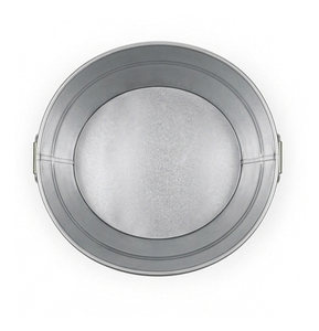 Green Tinted 5 Gallon <b>Galvanized</b> Iron Round <b>Tub</b> - Product Image 4