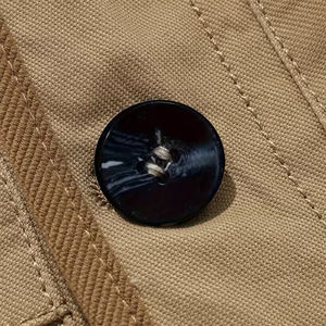 Chaqueta de Lona Unisex Personalizada para Invierno, Cierre de Cremallera, Color Caqui, Resistente al Agua, Corte Casual - Product Image 6