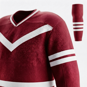 Uniforme de hockey sobre hielo, ropa deportiva de calidad profesional, camiseta y pantalones personalizados, tela transpirable de secado rápido para clubes y escuelas - Product Image 6