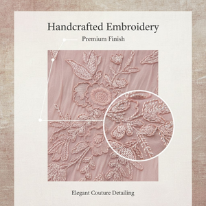 Vestido de Diseñador Color Rosa Polvoriento |   Vestido de Noche de Alta Calidad con Cuello en V y Mangas Cortas Elegantes para Bodas y Fiestas de Graduación - Product Image 5