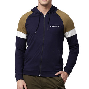 Sweat à capuche zippé décontracté pour homme avec poches, idéal pour le sport et les activités de plein air - Product Image 1