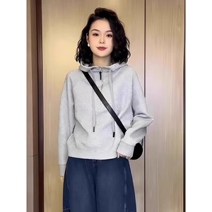 Sweat-shirt à capuche surdimensionné avec masque pour les yeux intégré, sweat-shirt à capuche unisexe en polaire doux pour femmes, sweat-shirt décontracté - Product Image 5