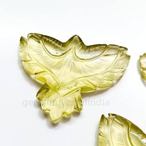 Aigle en quartz citron naturel sculpté à la main Figurine d'aigle en quartz citron sculpté pour la décoration de la maison Collection Feng Shui en vrac - Product Image 1