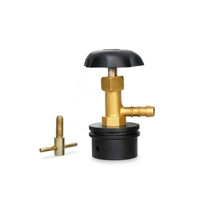 <b>Camping</b> Cylinder Brass Pneumatic <b>Gas</b> Connector Assembly with Portable Control Knob for Home Kitchen and Outdoor Cooking Use - Product Image 1