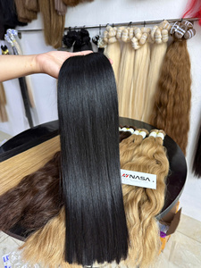 Precio de Fábrica, Cabello Natural Virgen Vietnamita de 22 Pulgadas, Liso, 100 g, Extensiones a Granel, Super Double Drawn, Resistentes a la Caída - Product Image 6