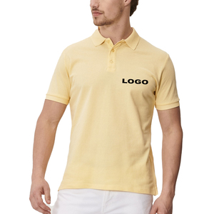 Uniforme Personalizado con Logotipo de Alta Calidad Antiarrugas para Hombre, Talla Grande, Camisas de Punto 100% Algodón - Product Image 1