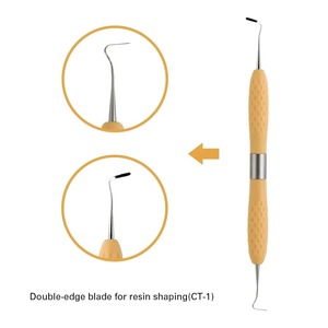 Juego de 3 Instrumentos Manuales para Restauración Estética Dental con Resina Compuesta, Cuchillo para Resina, Herramienta de Modelado Plástico, Certificación CE Clase II - Product Image 5