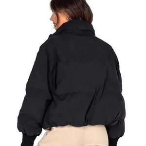 Chaquetas Acolchadas para Mujer Tallas Grandes, Color Sólido, Ropa de Moda, Chaquetas Transpirables para Mujer - Product Image 2