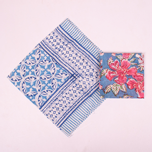 Bandana carré en coton à motifs, fait main, respirant, décontracté, unisexe, style bohème - Product Image 4