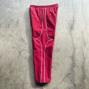 Custom Streetwear Baggy Windbreaker Pants Unisex Contrast Piping Tracksuit Bottoms <b>Waterproof</b> Techwear Joggers for Men Women - Product Image 3