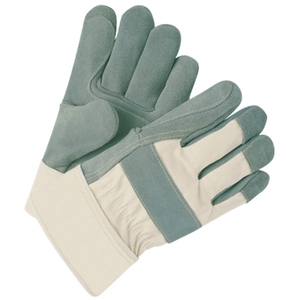 Gants de travail canadiens confortables, robustes, en cuir de vachette renforcé, souples, résistants à l'abrasion, certifiés CE. - Product Image 1