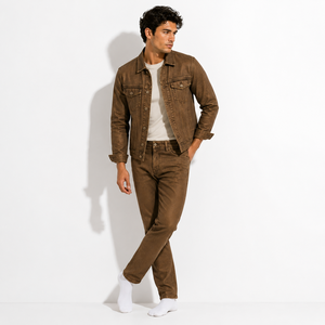 Chaqueta vaquera para hombre con tela vaquera resistente, bolsillos prácticos y silueta clásica para uso casual, viajes y actividades al aire libre. - Product Image 6