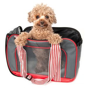 Candy Cane Fashion Pet Carrier : Porte-animaux élégant et confortable pour votre animal de compagnie - Product Image 1