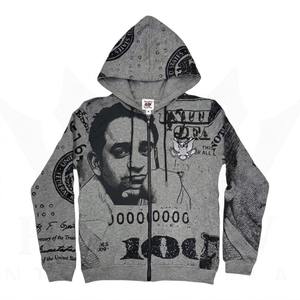 Sudadera con capucha de forro polar grueso de felpa francesa con logo personalizado, corte regular XS, hombros caídos, estampado liso, para invierno - Product Image 3