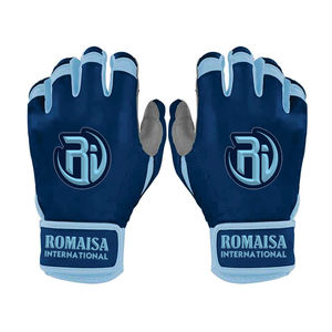 Professional <b>Games</b> Baseball Batting Gloves Guantes De Bateo OEM Service Leather Softball Batting Gloves Long Cuff High Quality - Product Image 1