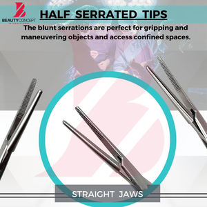 Pinzas Hemostáticas Kelly de Acero Inoxidable Multiusos con Mango Dorado, Nuevo Producto, Instrumentos Médicos Reutilizables - Product Image 3