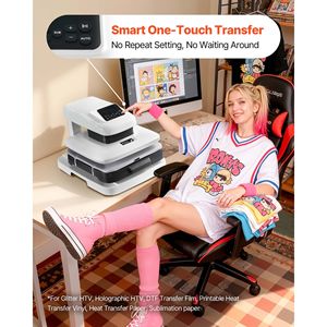 Pressa a Caldo Automatica 15 X 15 Pollici con Display Digitale e Pressione Regolabile Rapida per Magliette e Cappelli, Voltaggio 110V - Product Image 5