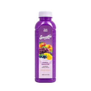 Boisson Smoothie Marque Blanche Saveur Rouge Bouteille PET 500ml Jus Naturel 500ml Bouteille HALAL HACCP Fabricant Vietnamien Échantillon Gratuit - Product Image 3