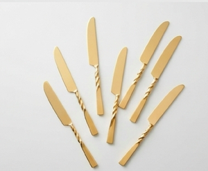 Stylish Knife With Round Designer Handle Elegant Cutting <b>Tool</b> For Kitchen Dining Table Wedding Cake And Serving Party Use - Product Image 1