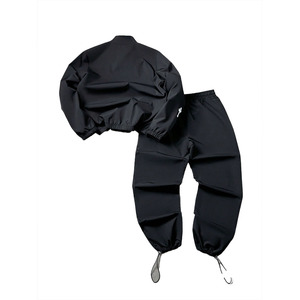 Ensemble de survêtement en nylon personnalisé avec impression graphique pour homme, coupe-vent zippé streetwear, ensemble jogging, broderie, patch, sweats à capuche coupe-vent - Product Image 6