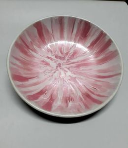 Bol décoratif artisanal en résine pour table à manger et décoration intérieure, bol à fleurs, plat à fruits en argile violette, bols décoratifs pour la maison - Product Image 2