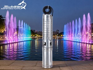 ปั๊มน้ำบาดาลสเตนเลสหลายระดับ SubWell 2 แรงม้า สายเคเบิลยาว 1.5 เมตร 0-90 ° การใช้บ่อนน้ำพุซี - Product Image 1