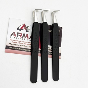 Pince à cils à 90 degrés la plus vendue, à pointe fine, écologique, testée à la main, pour extensions de cils - Product Image 3