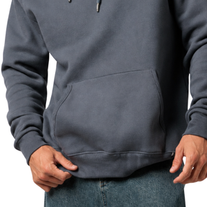 Sweat à capuche personnalisé pour homme avec cordon de serrage, coupe classique, en molleton, poche kangourou, logo sur le devant, vêtement décontracté 100% coton - Product Image 6