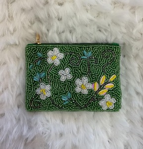 ต่างหูแบบห่วงประดับลูกปัดเม็ดเล็กสไตล์คาวเกิร์ล ต่างหูแบบคลาสสิกสไตล์ศาสนาสีงาช้าง ประดับมุกงาช้างและเพชร สำหรับงานแต่งงาน - Product Image 1