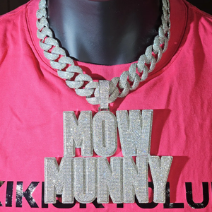 Moissanite Diamonds <b>Iced</b> <b>Out</b> Cuban Link <b>Chain</b> Necklace In 925 Silver For Bold Hip Hop Fashion Jewelry - Product Image 6