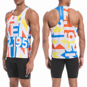 Camisetas Deportivas para Hombre al por Mayor, Transpirables, Ligeras, Sublimadas, para Correr, Festivales de Música, Maratones - Product Image 1