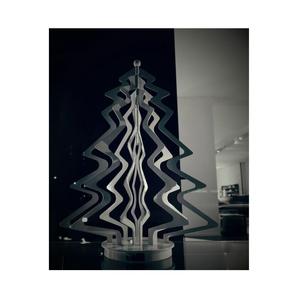 Décoration de table de Noël en aluminium finition argentée, magnifique et de qualité supérieure, pour une ambiance festive à la maison - Product Image 2